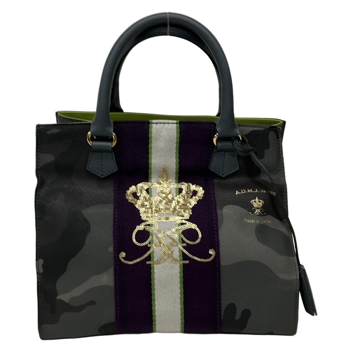 アクセソワ・ドゥ・マドモワゼル トートバッグ - ダークグレー×グレー