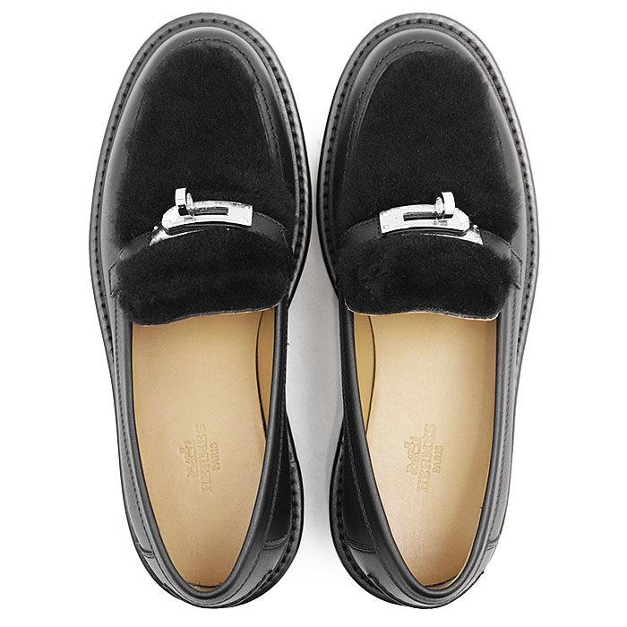 新品同様】HERMES エルメス ローファー モカシン アイコン ケリー