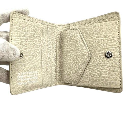 Maison Margiela メゾンマルジェラ 2つ折り財布 ホワイト - メルカリ