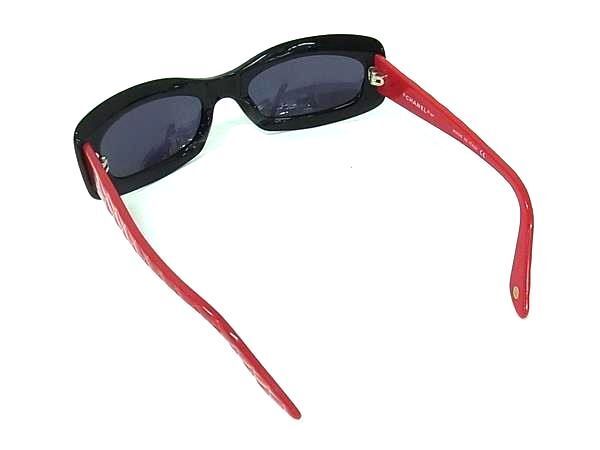 Chanel サングラス ブラック/レッド CHANEL シャネル サングラス マトラッセ 5006 ブラック レッド クリア