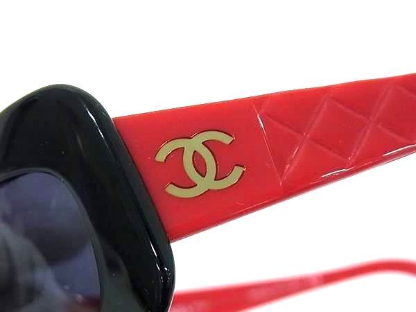 CHANEL シャネル サングラス マトラッセ 5006 ブラック レッド クリア