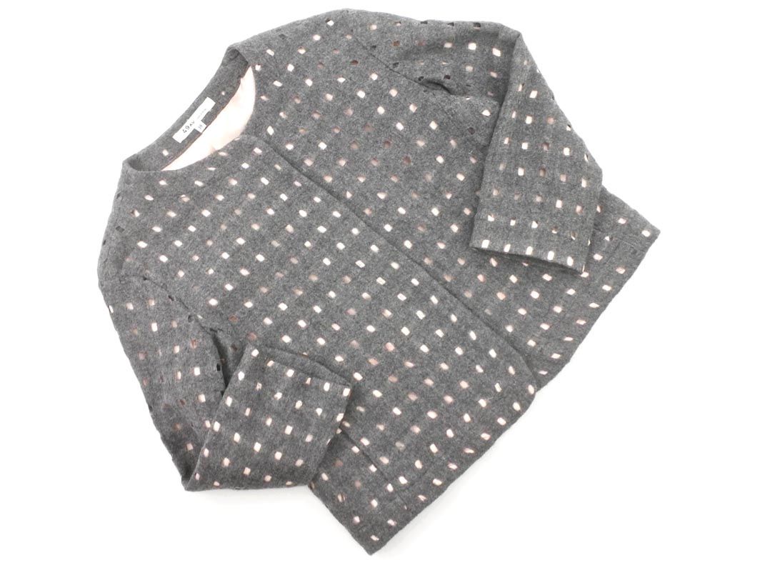 49AV JUNKO SHIMADA 49アベニュージュンコシマダ ウール混 カット