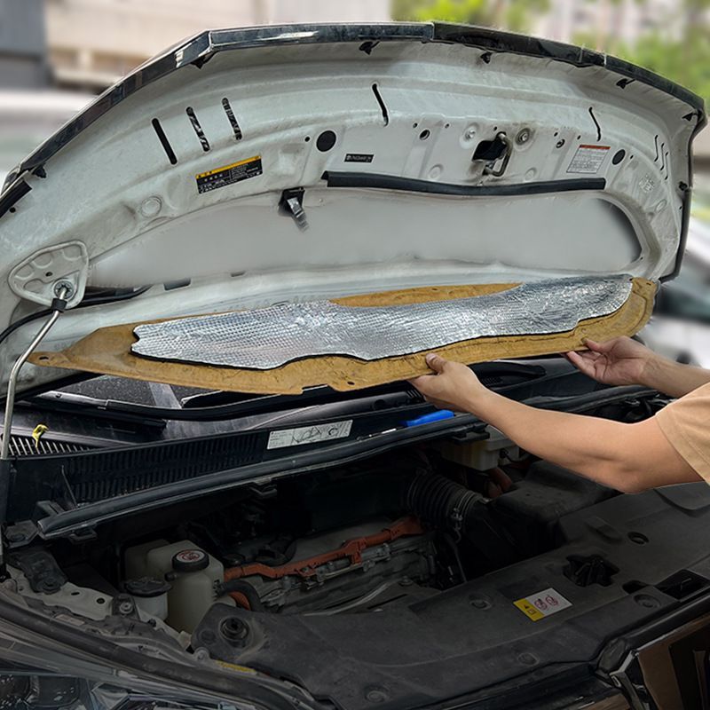 送料無料 トヨタ アルファード ヴェルファイア 30系 40系 対応 ボンネット用 防音マット 遮音 吸音 耐熱 エンジンルーム 静音対策 保護用