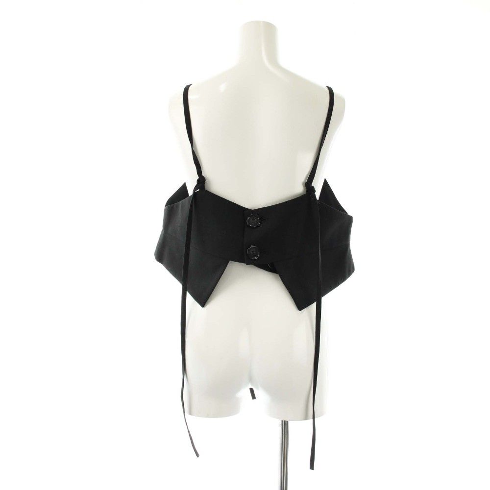 エンフォルド ENFOLD 26SS CAMISOLE PARTS ビスチェ 38 ブラック /HK