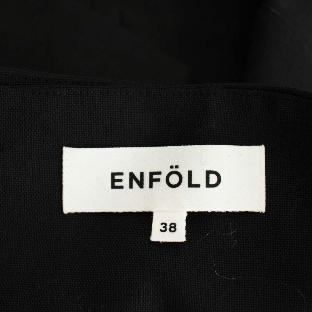 エンフォルド ENFOLD 26SS CAMISOLE PARTS ビスチェ 38 ブラック /HK