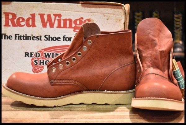 7D 箱付 DEAD 半円犬タグ 98年】レッドウィング 8166 アイリッシュ