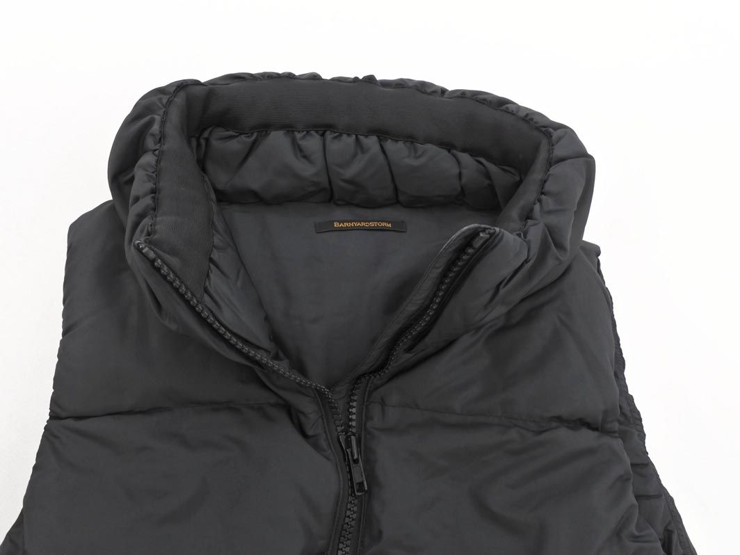 BARNYARDSTORM バンヤードストーム ダウンベスト size1/黒