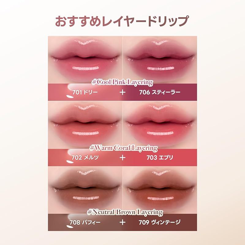 Laka (ラカ) フルーティーリップグローショナー (#707 ツイード