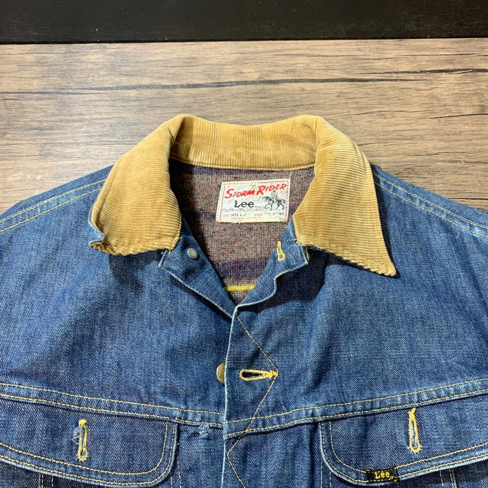 むつ75-04-0129][併売] Lee Storm Rider 60s UNION MADE タグ