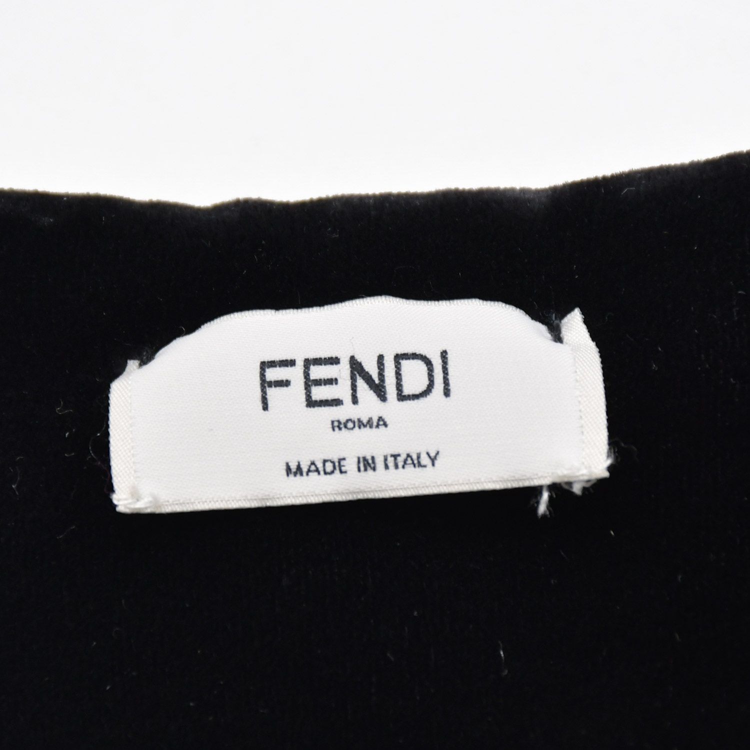 FENDI フェンディ ズッカ柄 スカーフ ブラウン ブラック ナイロン