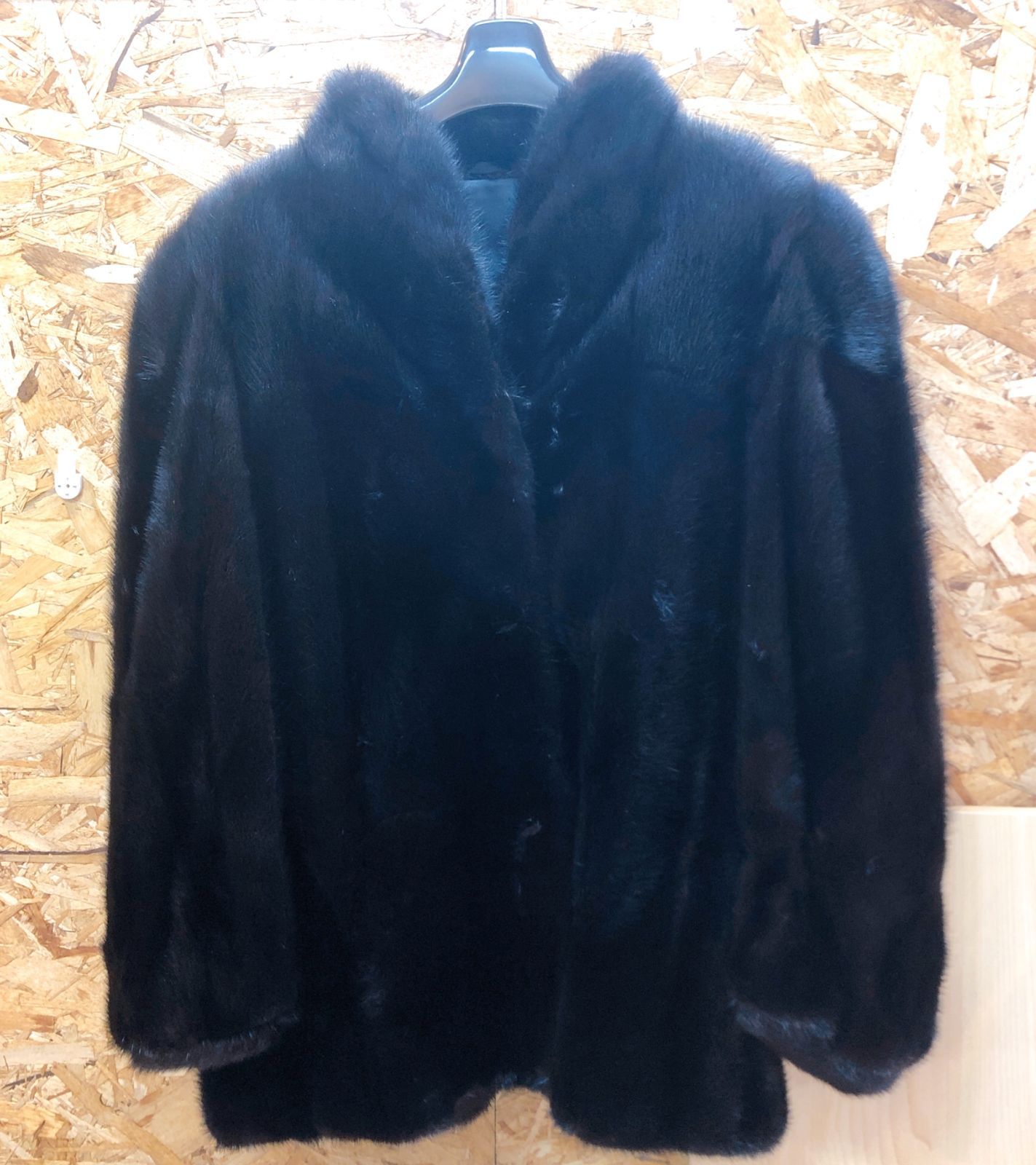 3616】☆美品☆ サガミンク 毛皮コート ブラック SAGA MINK 毛皮