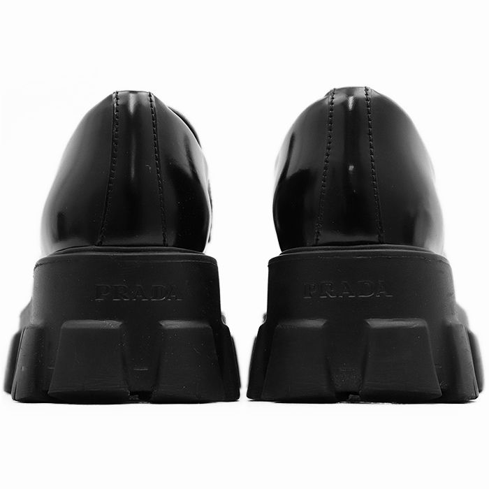美品】PRADA プラダ ローファー モノリス シグネチャー ロゴ