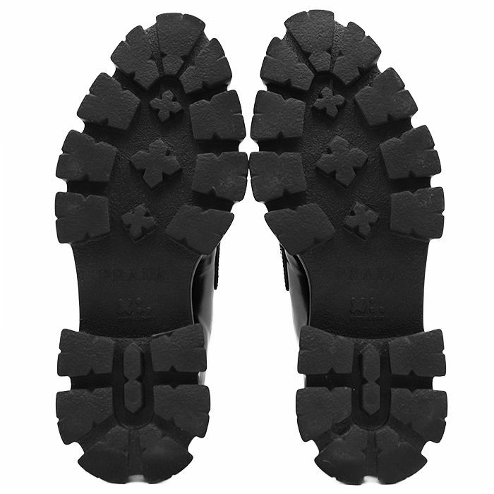 美品】PRADA プラダ ローファー モノリス シグネチャー ロゴ