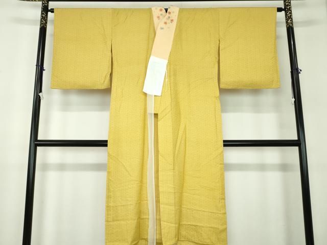 511u5〇花井幸子 振袖用長襦袢 /裄67袖丈116/刺繍半衿付〇美品 平和屋着物○ファッションデザイナー 花井幸子 長襦袢 無双仕立て 半衿