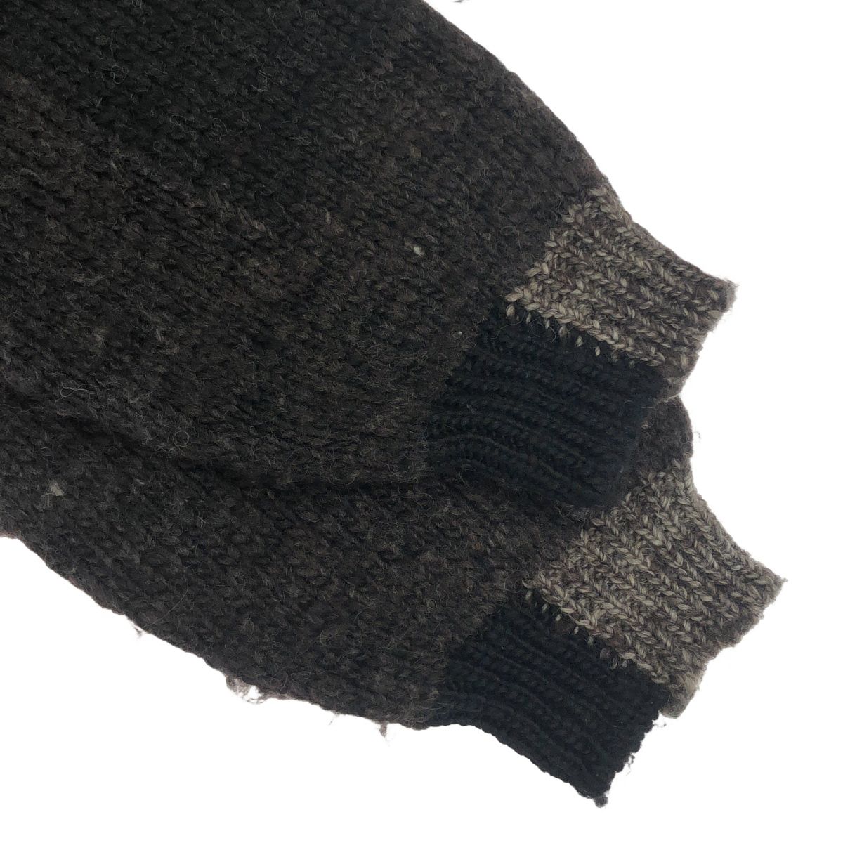 YOKE ヨーク 23AW INTARSIA BLOCKING CREWNECK SWEATER インターシャ 
