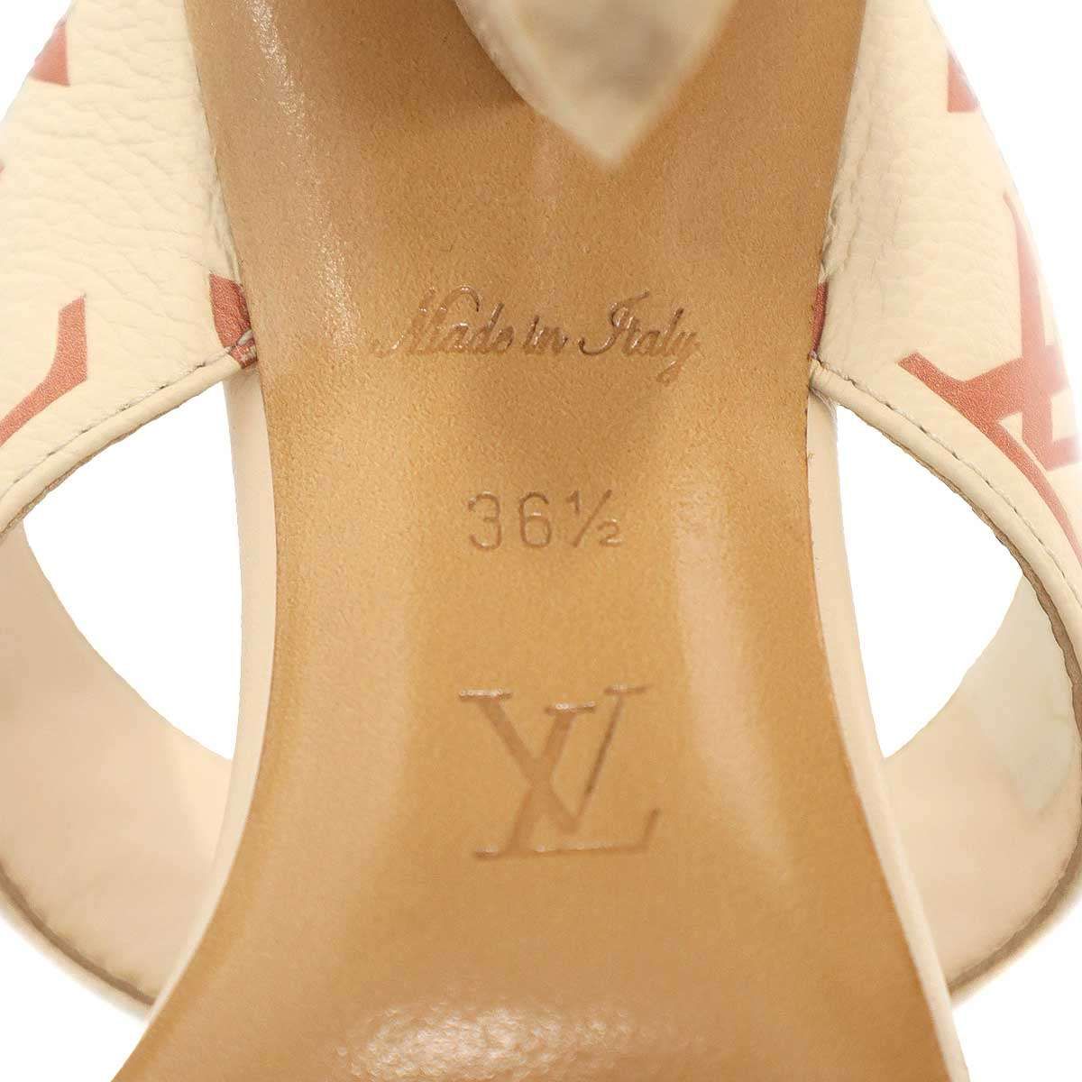 LOUIS VUITTON ルイヴィトン シルエット・ライン・ミュール モノグラム