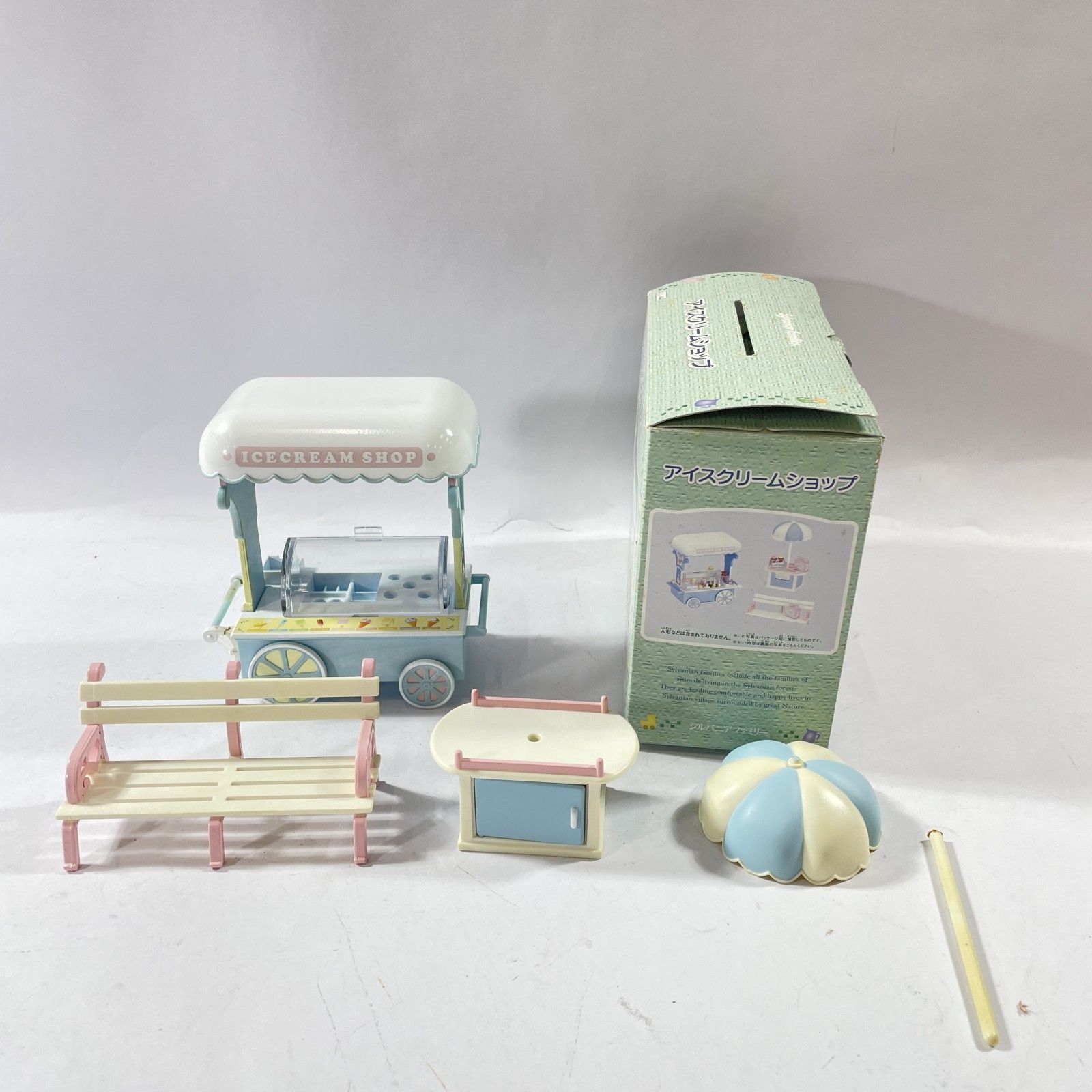 ☆ 希少！ シルバニアファミリー アイスクリームショップ 箱入り ミ-44