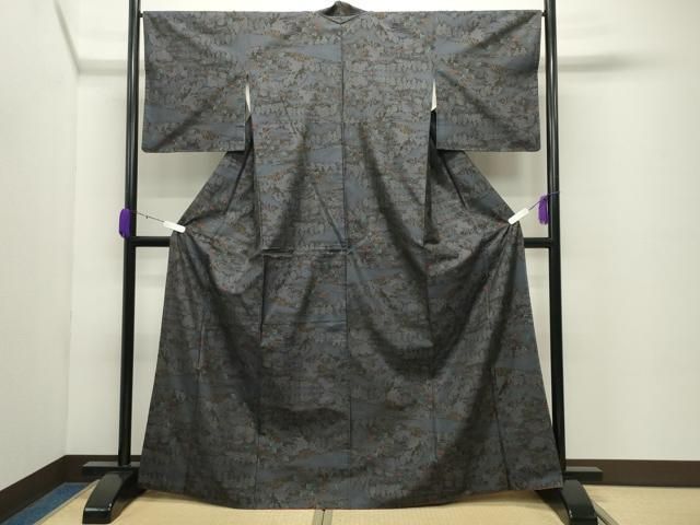 平和屋着物●本場大島紬　9マルキ　南天文　正絹　逸品　CABC8235gh 平和屋着物○本場大島紬 9マルキ 南天文 正絹 逸品 CABC8235gh - メルカリ