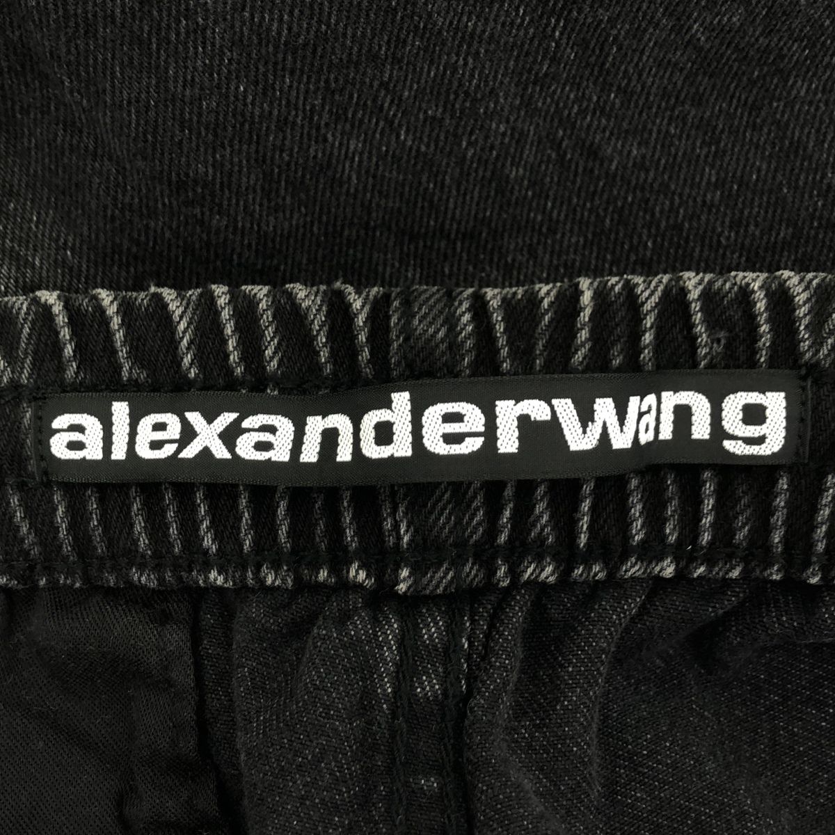 ALEXANDER WANG アレキサンダーワン 22AW ロゴエンブロイダリーデニム