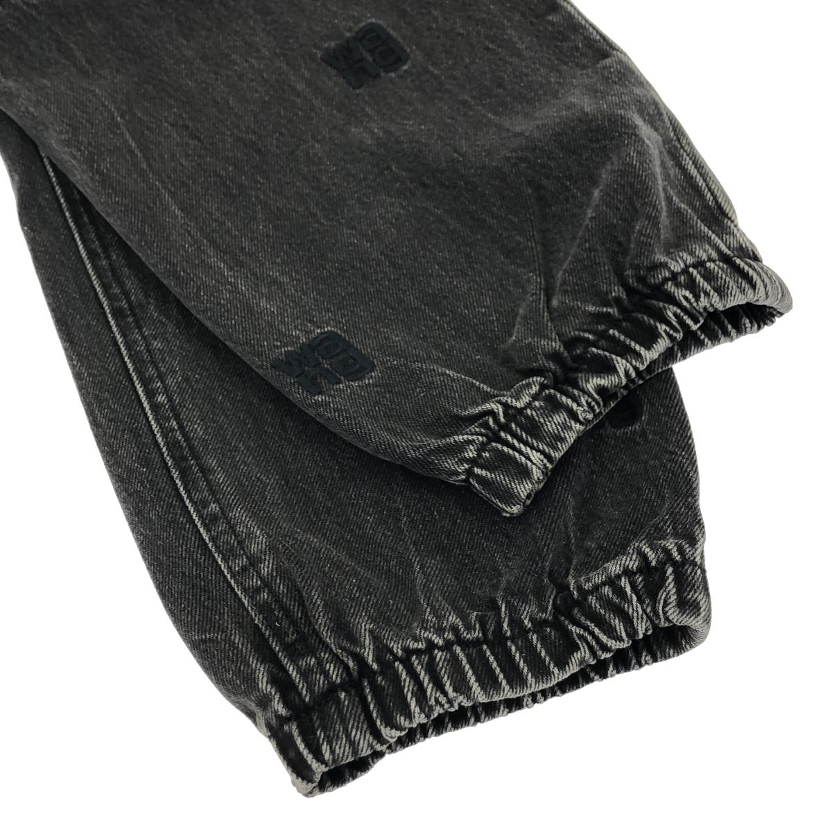 ALEXANDER WANG アレキサンダーワン 22AW ロゴエンブロイダリーデニム