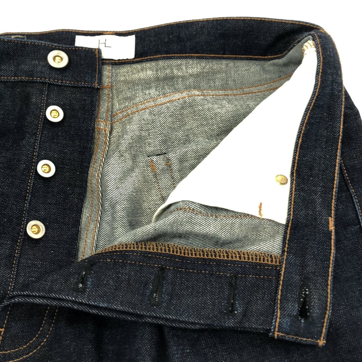 HERILL ヘリル 21SS TUCK DENIM ワイドタックデニムトラウザーパンツ