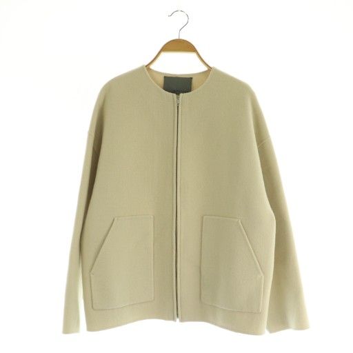 美品✨アンクレイヴ ライトリバー ショートコート ジップアップ ウール オリーブ uncrave アンクレイヴ 21AW ライトリバー ショートコート2 ブルー