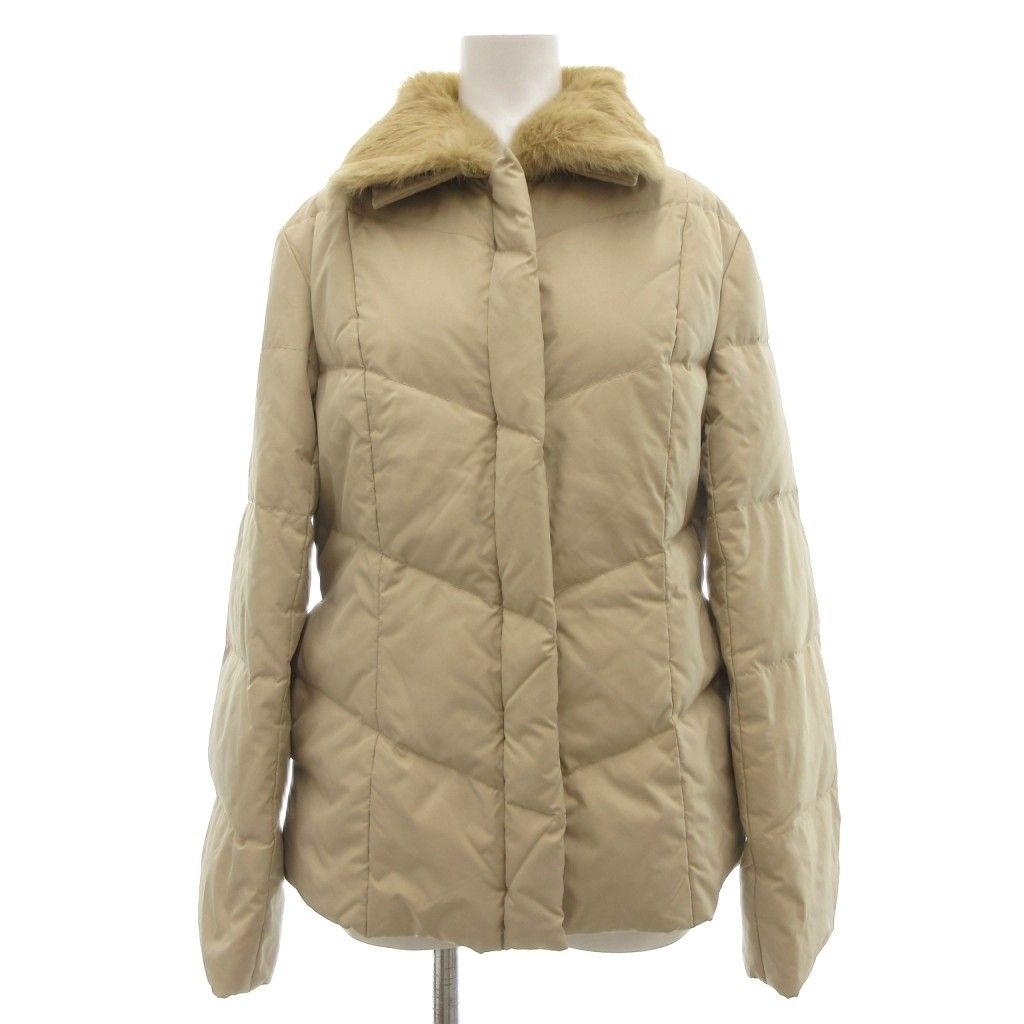 23区 オンワード樫山 ダウンジャケット 40 ジップアップ ショート丈