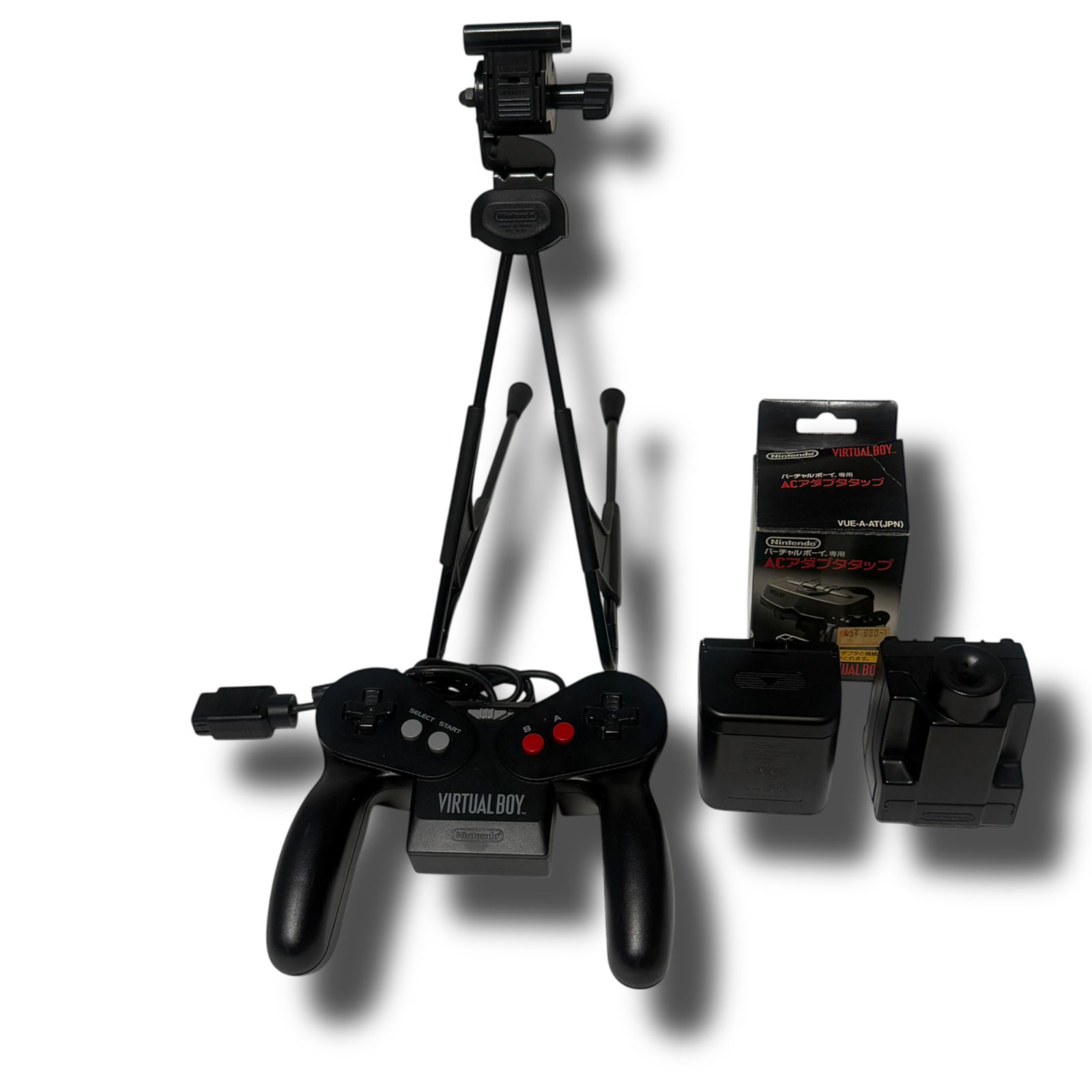 動作品】Nintendo バーチャルボーイ VUE-001 元箱・説明書付き VUE-S