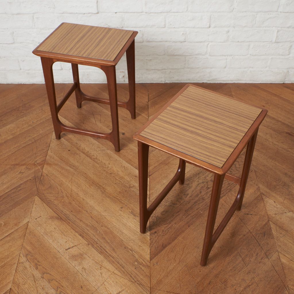 送料別売】2点セット オールドマルニ 孔雀 サイドテーブル maruni