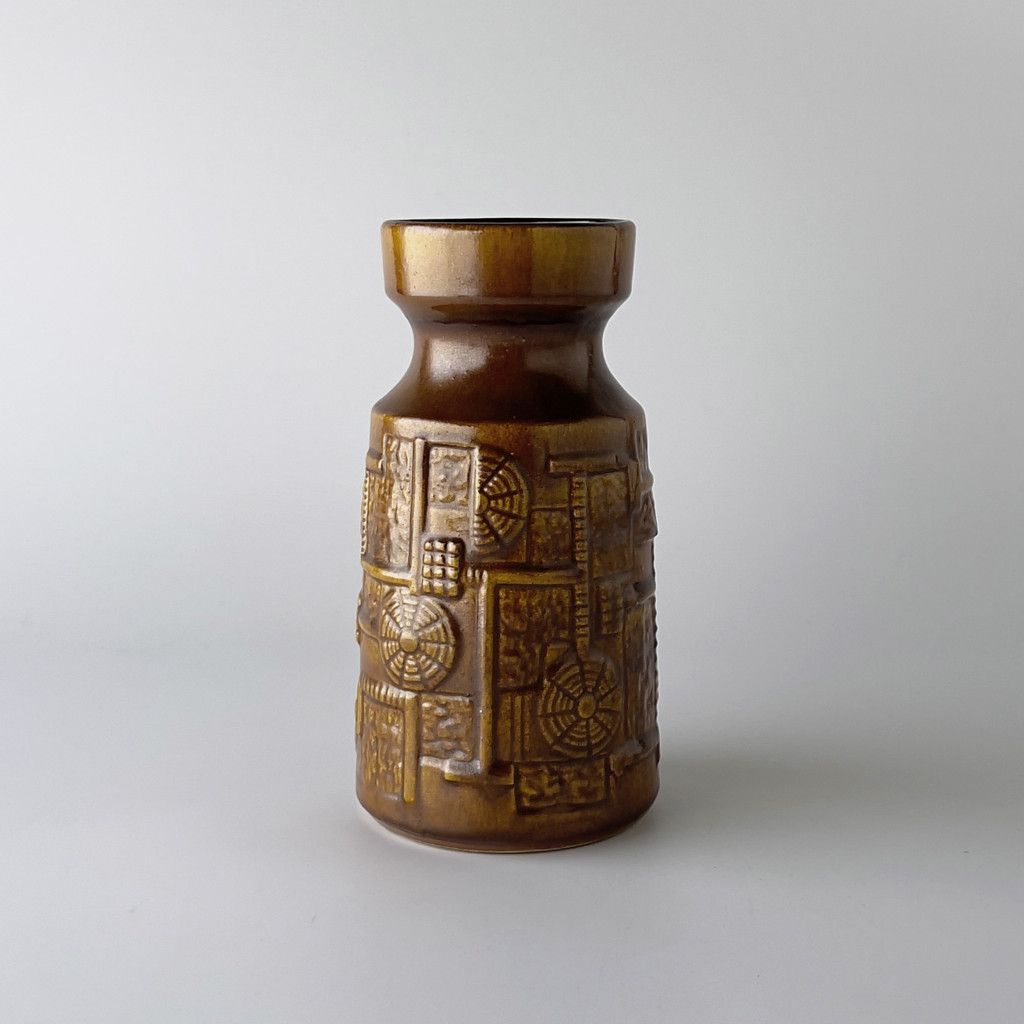 西ドイツ German Art Pottery ヴィンテージ フラワーベース Bay 