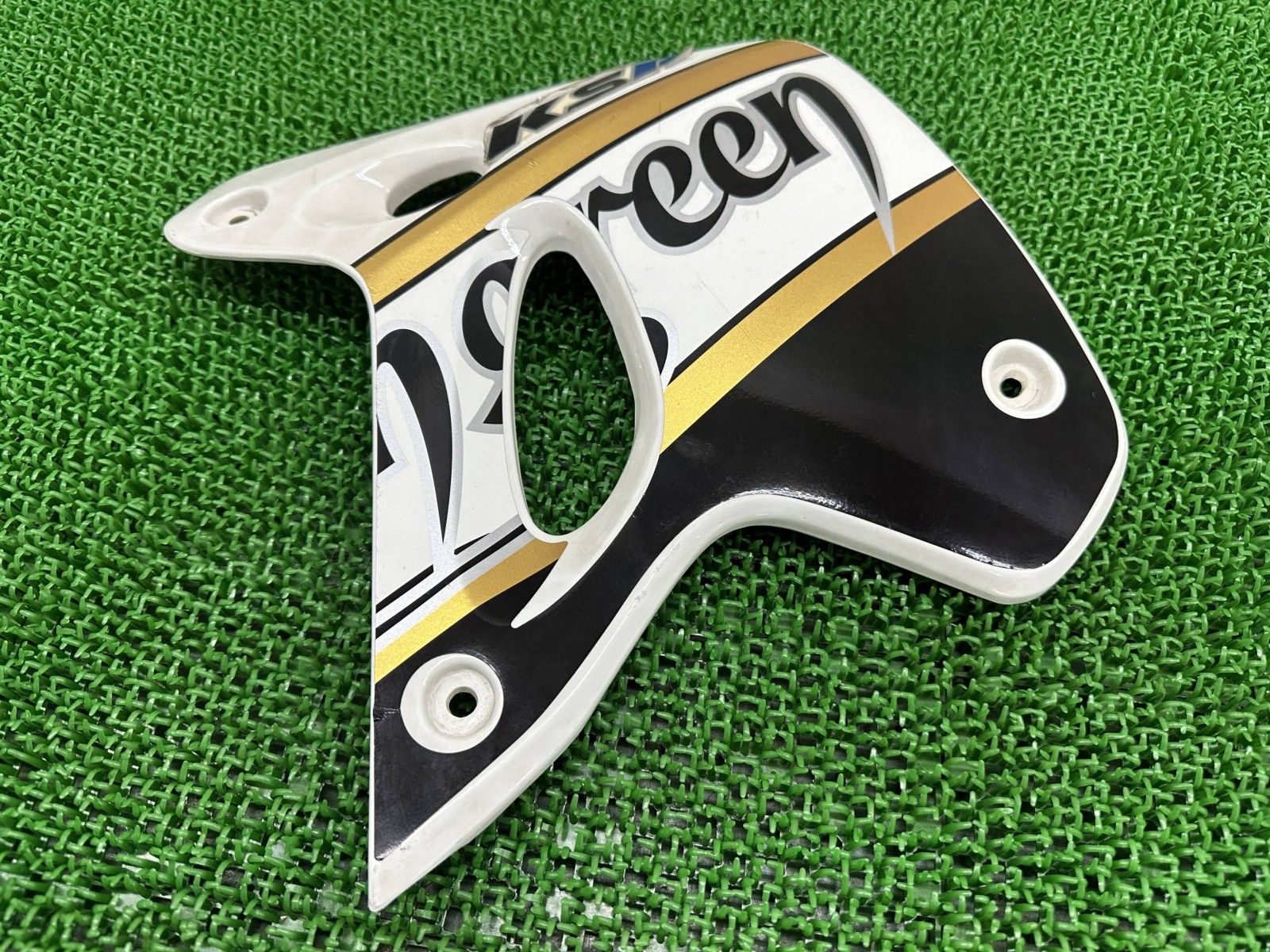 KSR110 シュラウド 右 白 カワサキ 純正 中古 KL110A サイドカバー