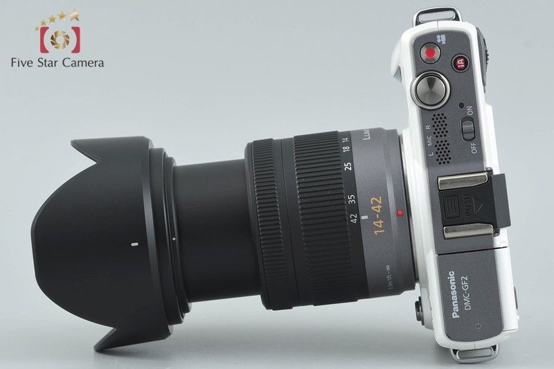 中古】Panasonic パナソニック LUMIX DMC-GF2 ホワイト + LUMIX G 