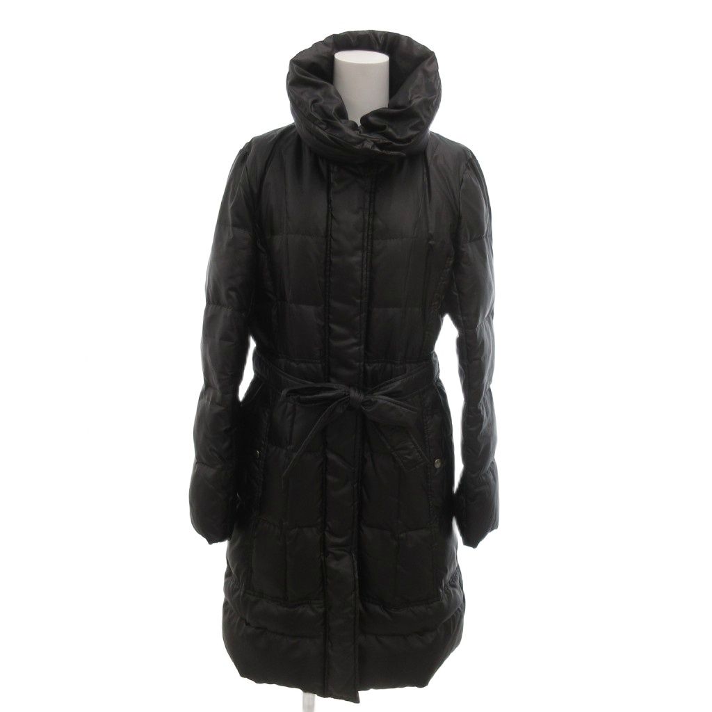 23区 オンワード樫山 ダウンコート ミドルハーフ丈 40 黒 ブラック