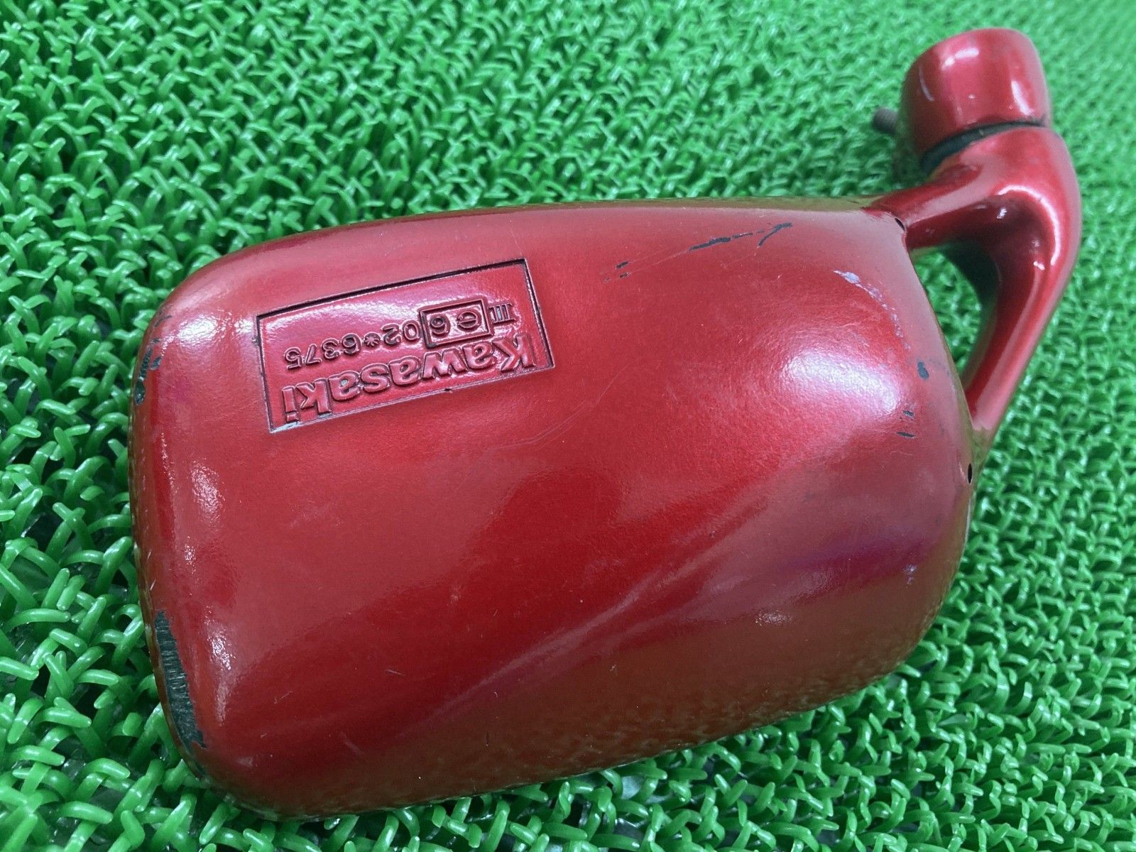 ZZ-R250 ミラー 左 赤M 6375 カワサキ 純正 中古 バイク 部品 EX250H