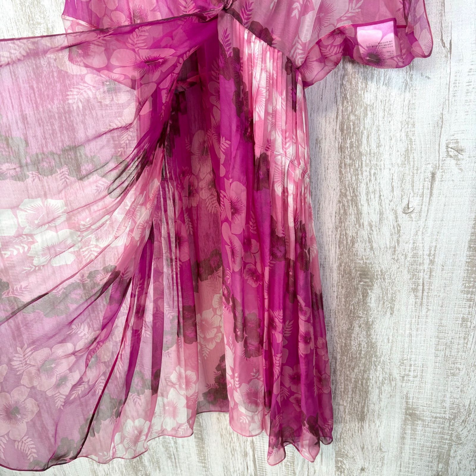 Christian Dior クリスチャンディオール ハイビスカス 総柄 花柄