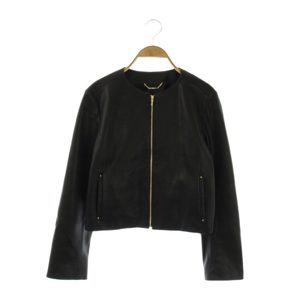 セルフォード CELFORD 23AW フェイクレザージャケット ノーカラー 36