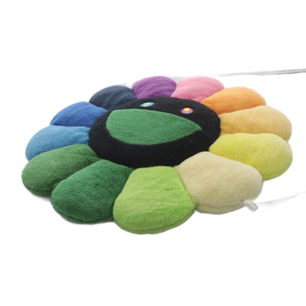 カイカイキキ Kaikai Kiki 村上隆 フラワークッション レインボー