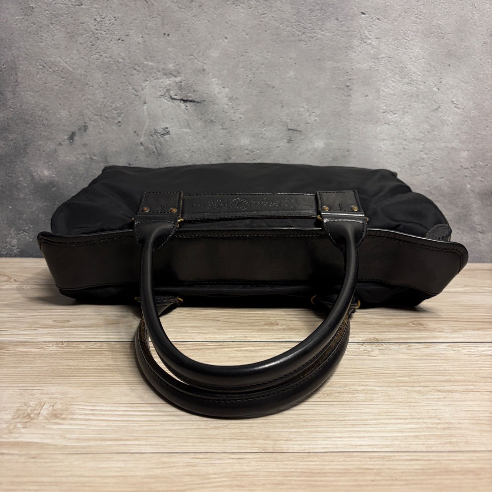 Felisi フェリージ 1828 ナイロン×レザー トートバッグ ブラック スレ