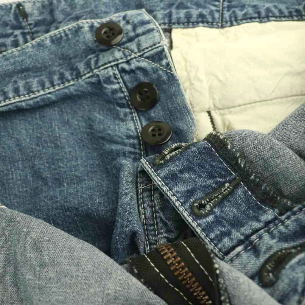 ジョンブル JOHNBULL ZP118 フレンチサロペット デニム M ブルー /HK