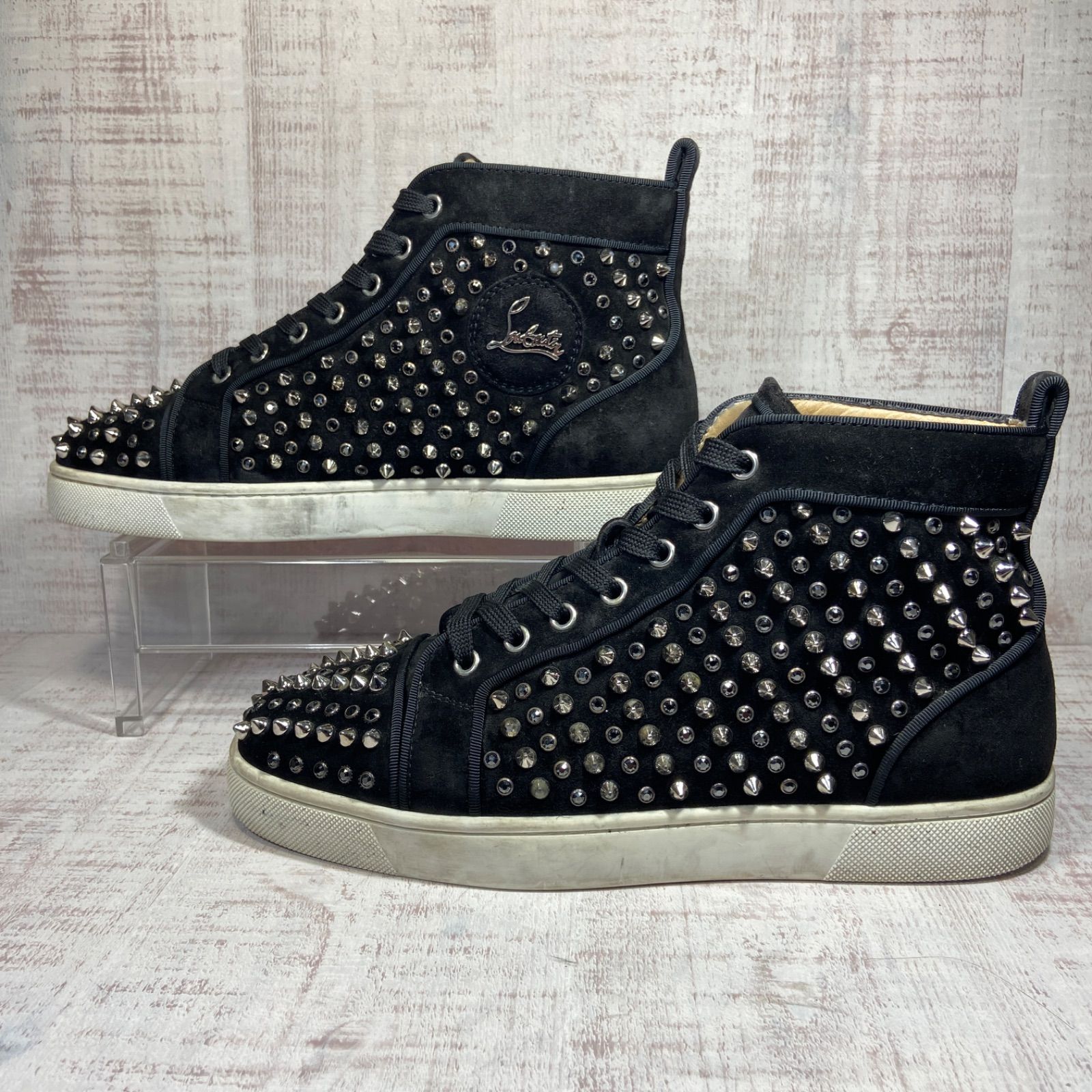 ま*ん様 ルブタン Christian Louboutin ハイカットスニーカー CHRISTIAN LOUBOUTIN クリスチャンルブタン ハイカットスニーカー