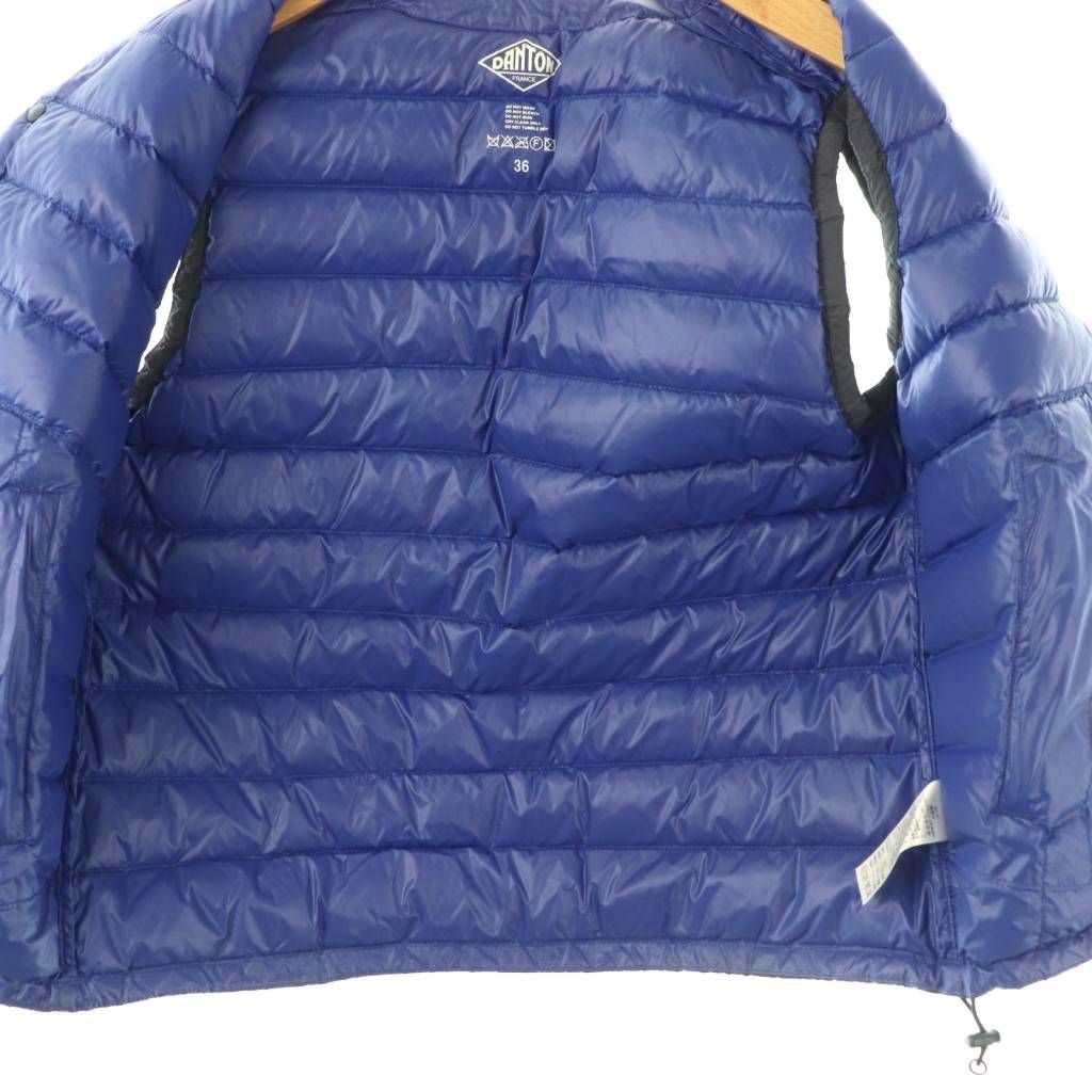 ダントン DANTON JD-8750 インナーダウンベスト 前開き 36 ネイビー