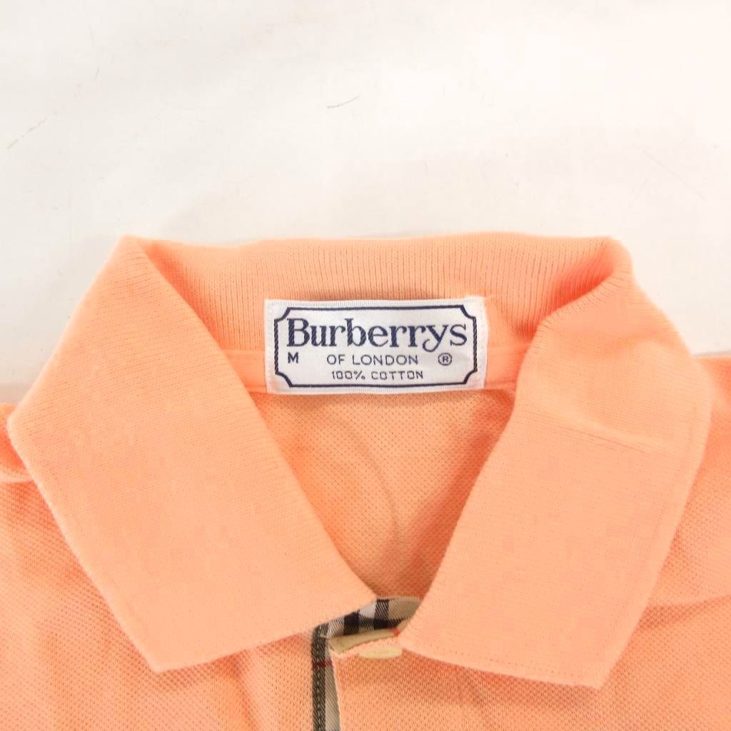 バーバリーズ Burberrys タグ付き ヴィンテージ ポロシャツ ロゴ刺繍