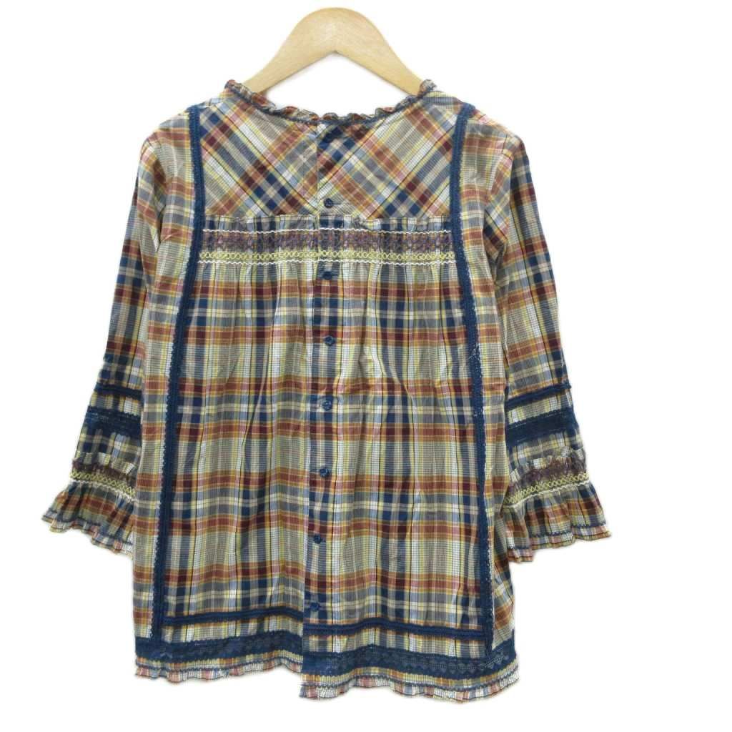 ピンクハウス PINK HOUSE ブラウス カットソー ラウンドネック 七分袖