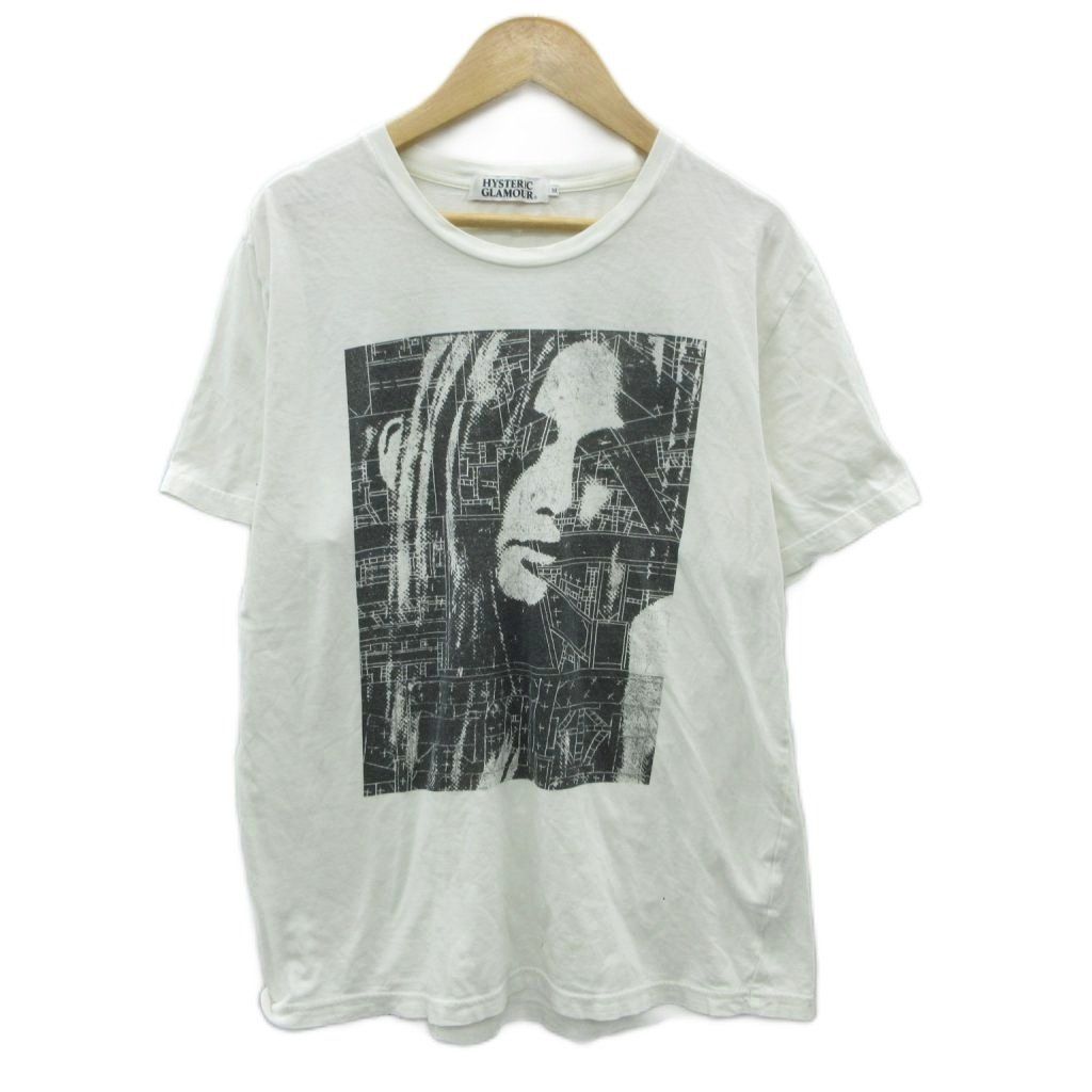 ヒステリックグラマー HYSTERIC GLAMOUR Tシャツ カットソー 半袖 M 白