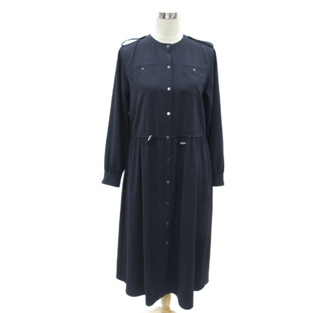 ピーエスポールスミス PS Paul Smith シャツワンピース ロング丈 長袖