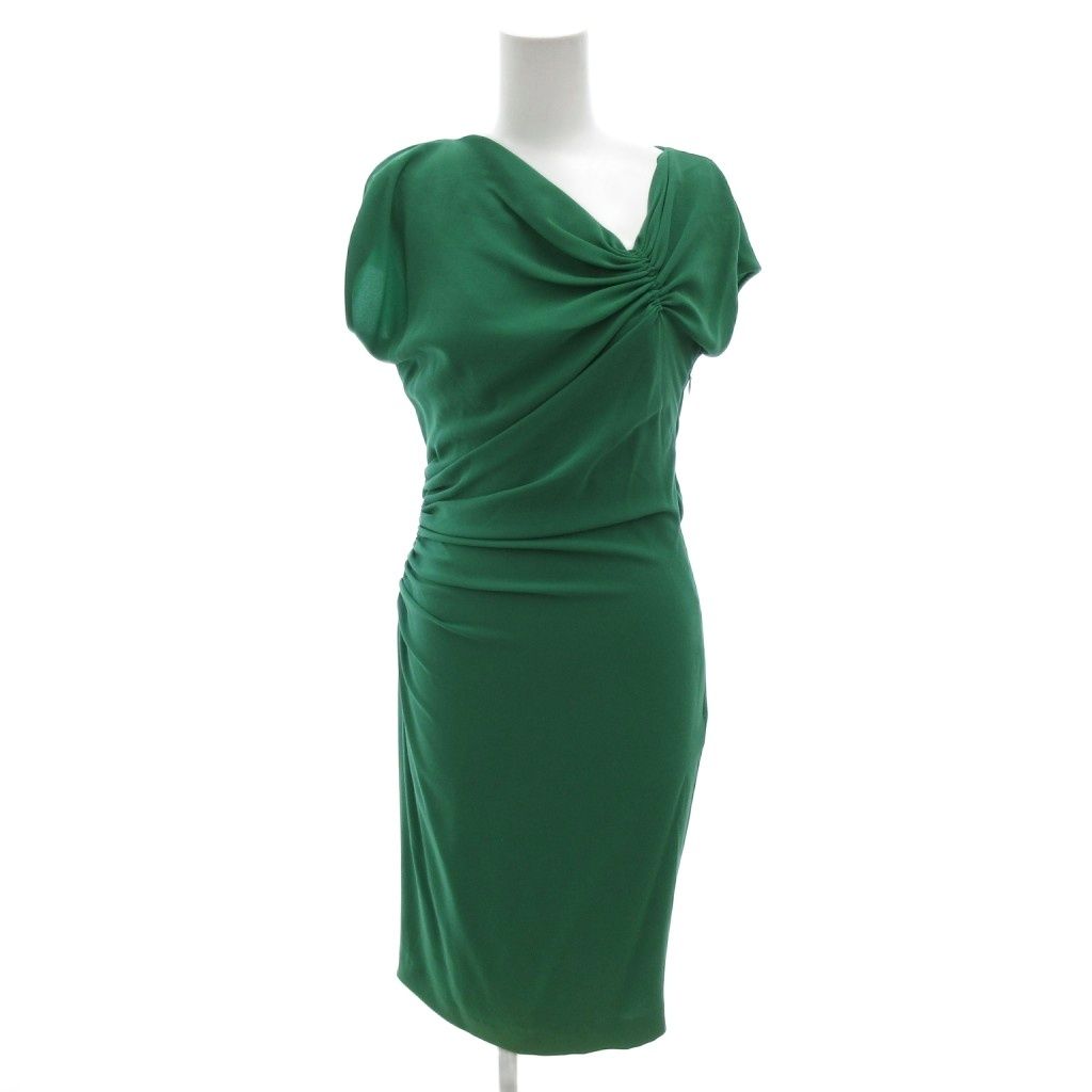 エスカーダ ESCADA ワンピース ドレス フレンチスリーブ ギャザー