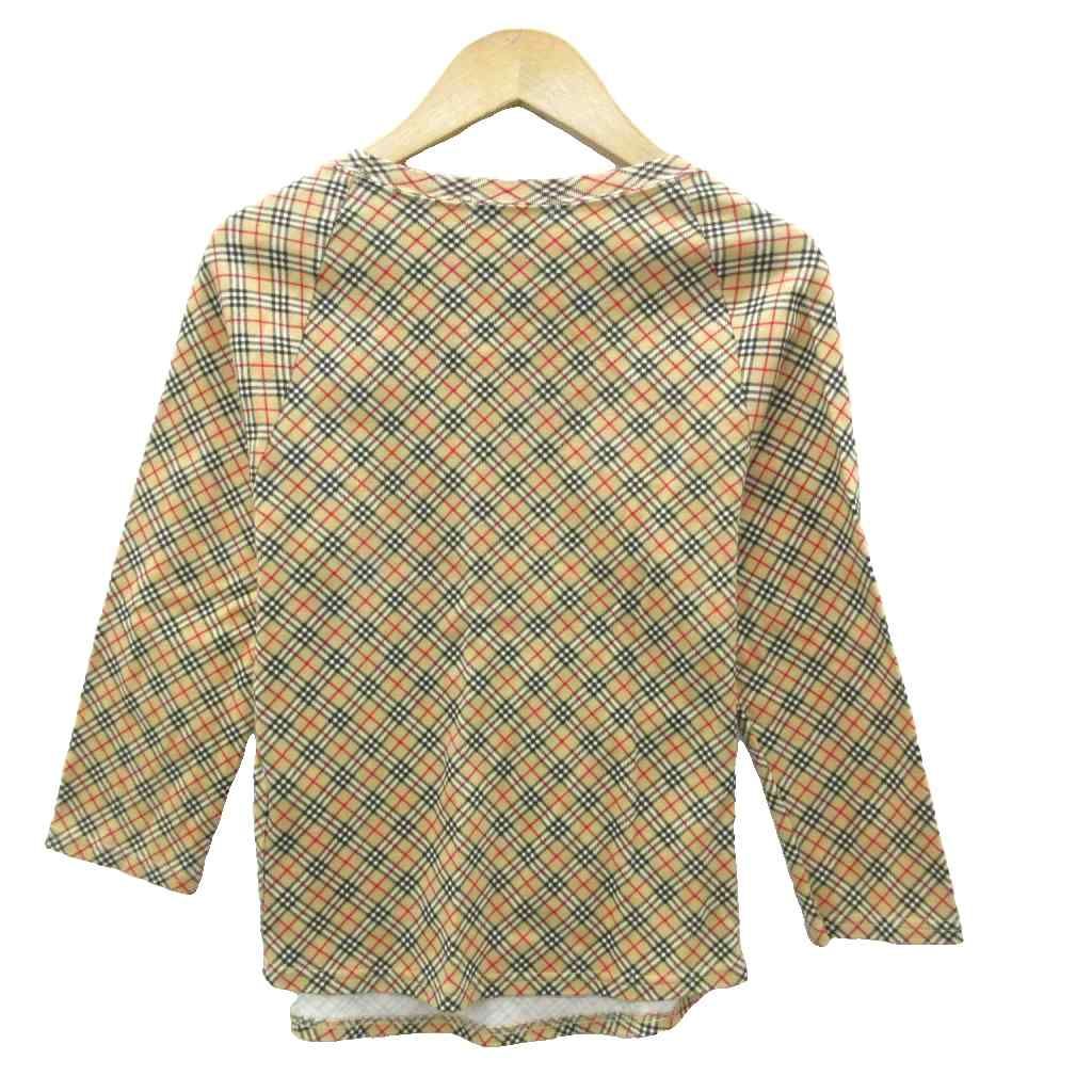 バーバリーブルーレーベル BURBERRY BLUE LABEL カットソー M ベージュ