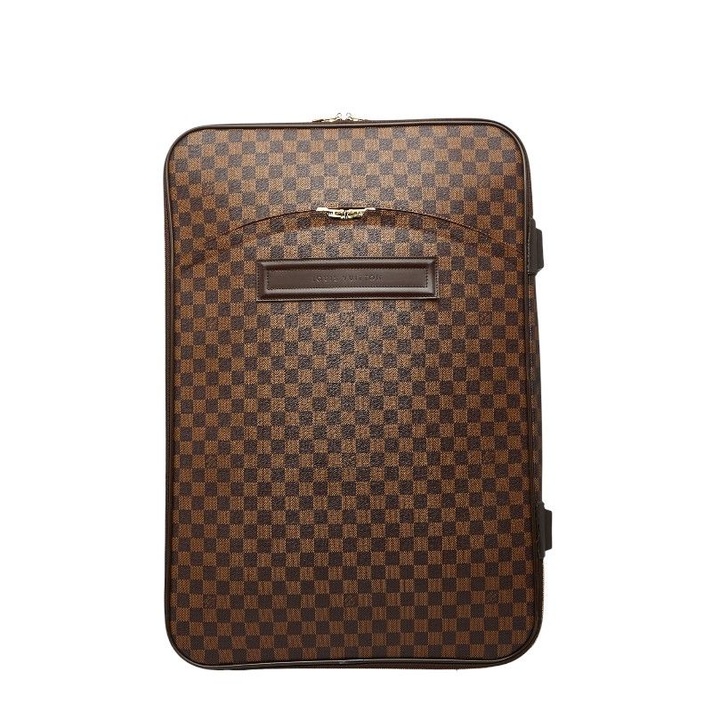 ルイ ヴィトン ダミエ ぺガス65 N23295 ブラウン PVC レザー