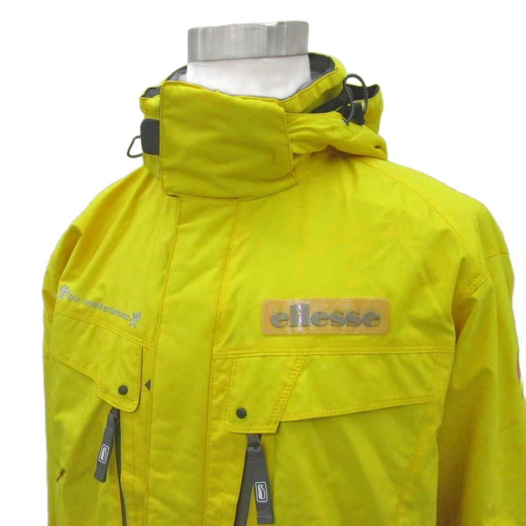 エレッセ ellesse スキーウェア ジャケット XL 黄色 イエロー スタンド