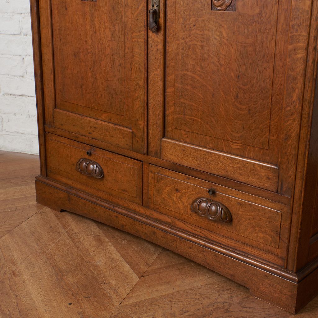 年代物 ブックケース 本棚 キャビネット オーク 飾り棚 洋館 ジャパン